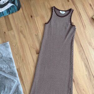 Woven midi dress